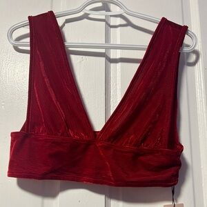NWT red SHEIN bralette